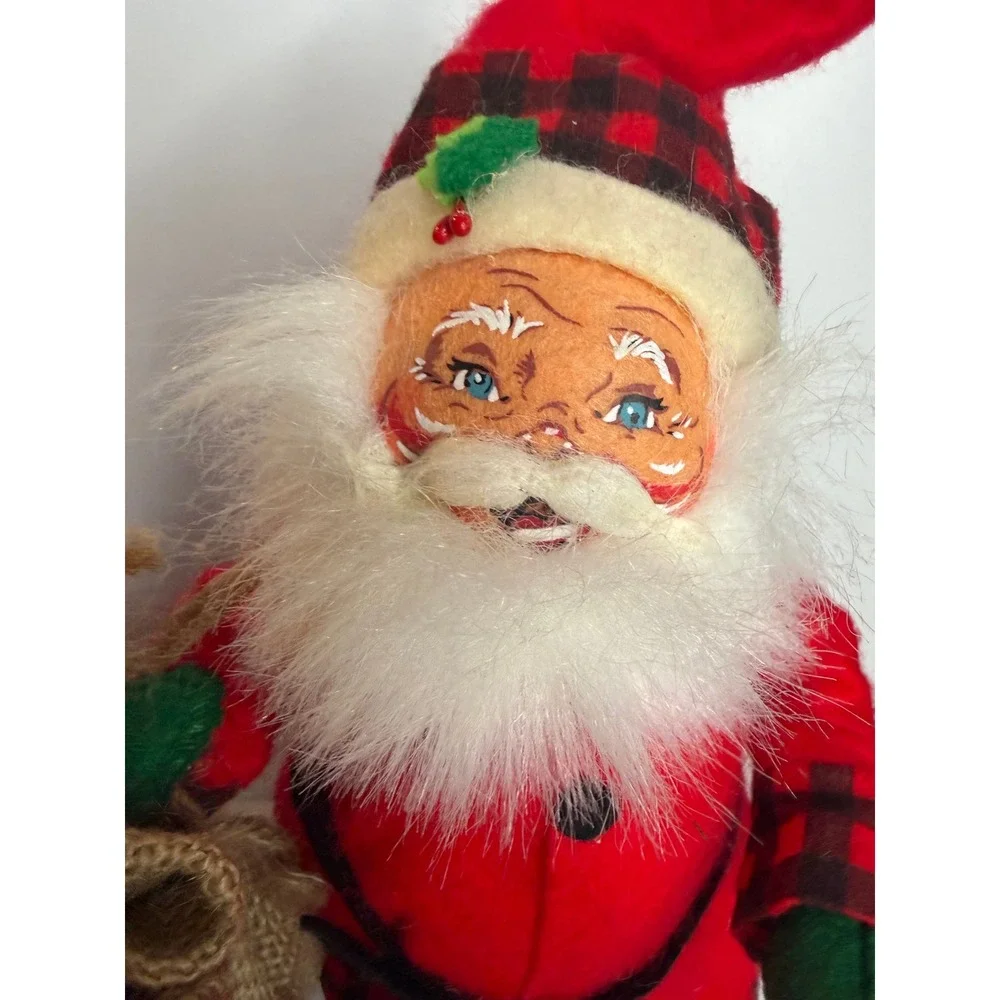 Vintage Annalee Christmas Doll Set Santa Mrs Claus Elf Holiday Figures 2011 2012